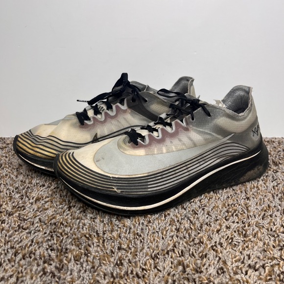 Nike Other - NikeLab Zoom Fly NYC AH5088001 Mens Running Shoes Size 11.5 Black White